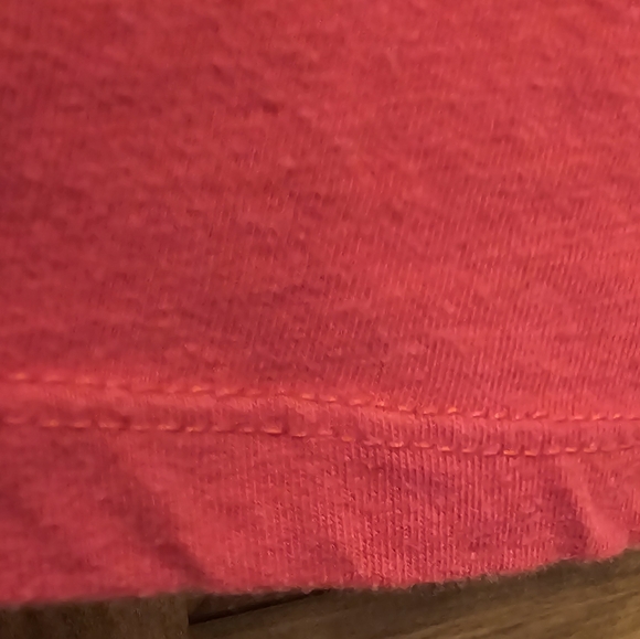 OhioStateBuckeyes-Women's Medium, Red fitted short sleeve tee w/OSU mascot,etc. - Picture 5 of 10